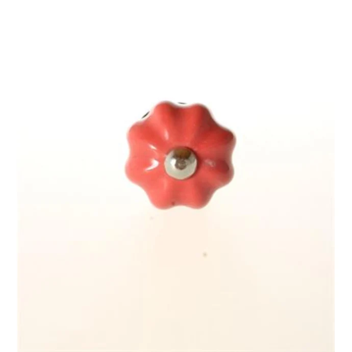 La finesse / Porcelánová úchytka Tiny Red Flower