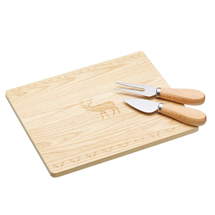 Kitchen Craft / Lopárik na servírovanie syrov Cheese Board Set
