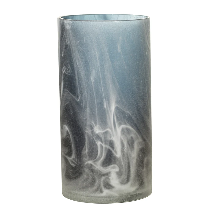 Bloomingville / Skleněná váza Blue/Smoke