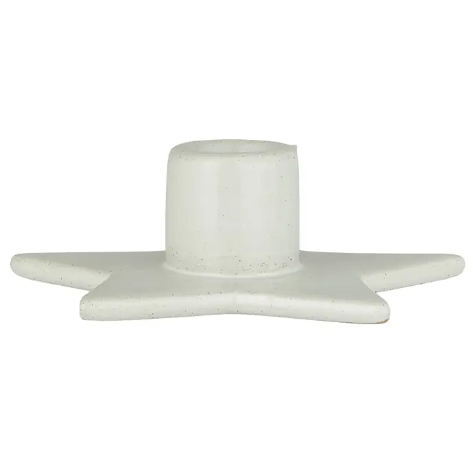Ib Laursen / Porcelánový svícen Star White