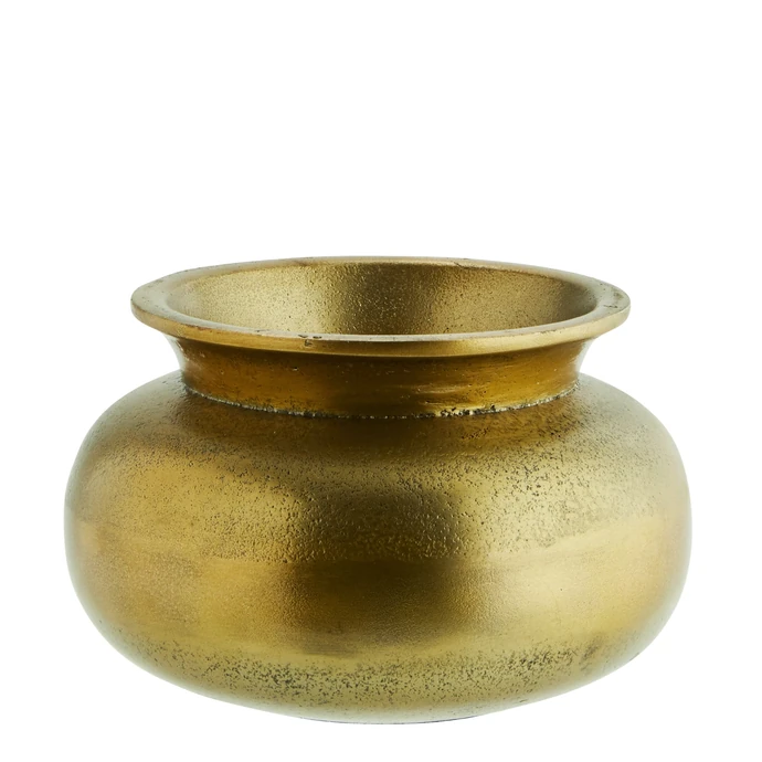 MADAM STOLTZ / Hliníková váza Gold Vase