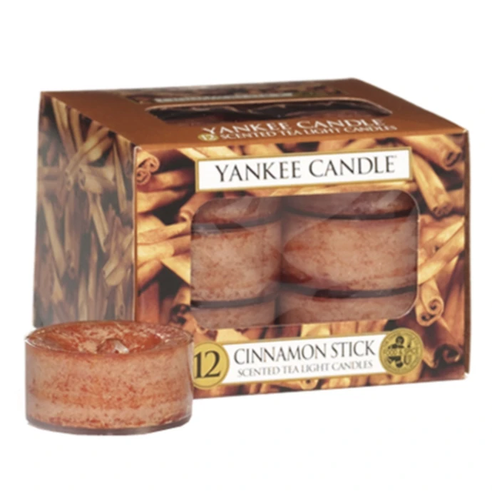 Yankee Candle / Čajové sviečky Yankee Candle 12 ks - Cinnamon Stick