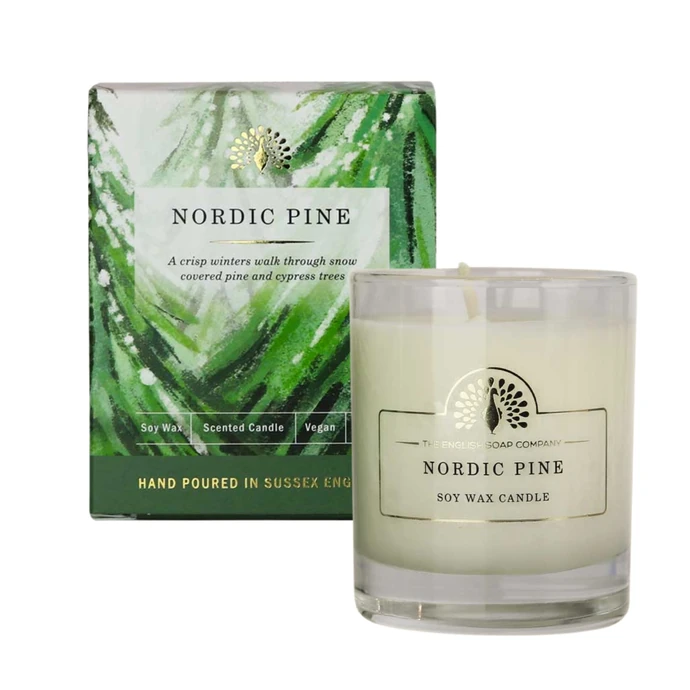 The English Soap Company / Vonná sojová svíčka Nordic Pine 170 ml