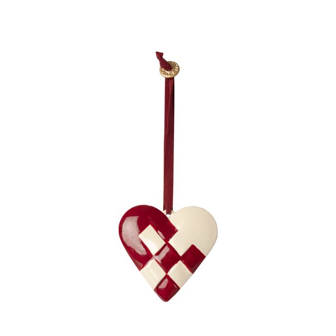 Maileg / Závesná vianočná ozdoba Braided Heart