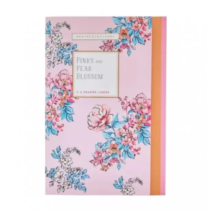 HEATHCOTE & IVORY / Vonné listy do skříně Pinks & Pear Blossom - 5 ks