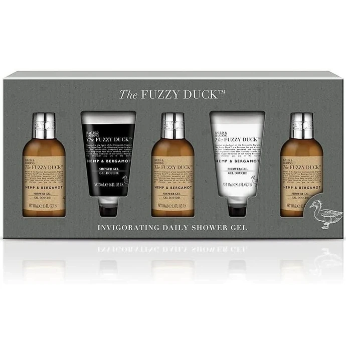 Baylis & Harding / Set cestovních pánských sprchových gelů Hemp & Bergamot