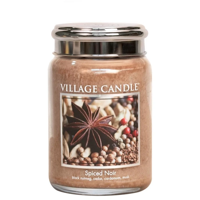 VILLAGE CANDLE / Sviečka v skle Spiced Noir 602g