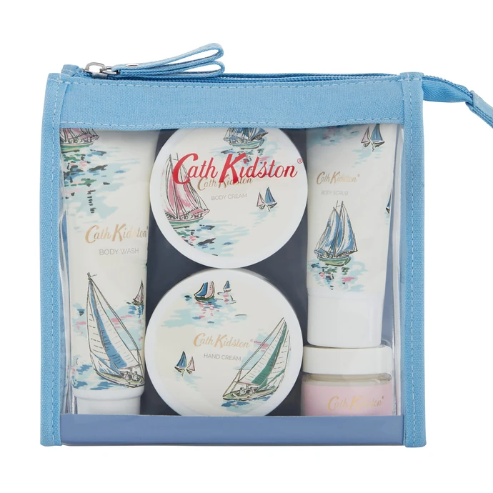 Cath Kidston / Cestovný set kozmetiky Crisp Cotton