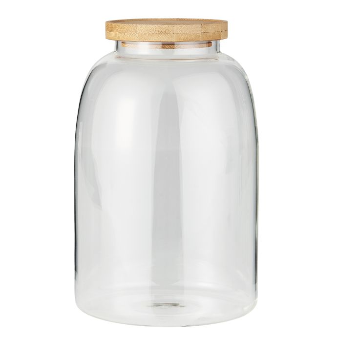 IB LAURSEN / Skleněná dóza s víkem Bamboo 3,1 l