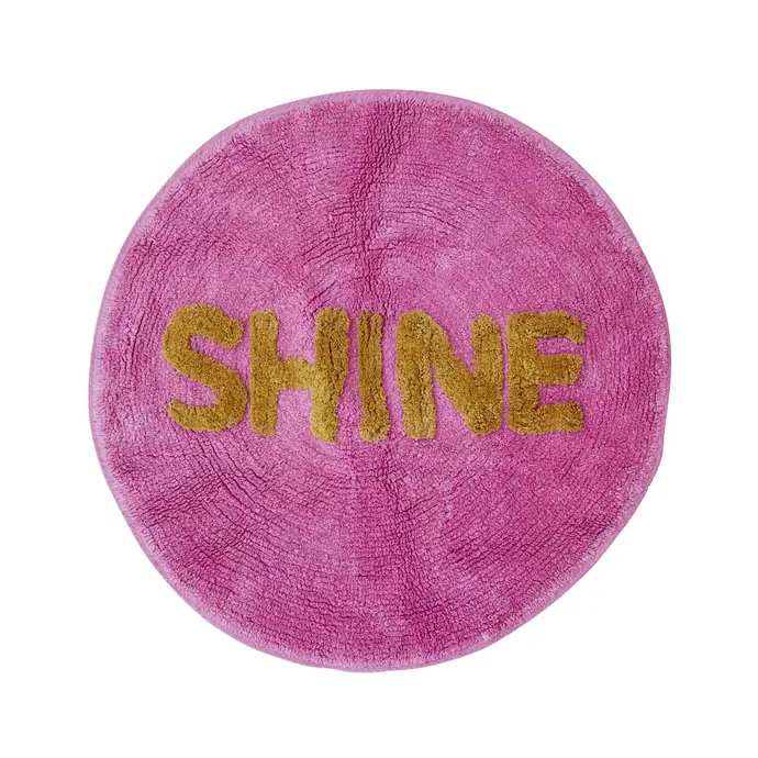 rice / Kúpelňová predložka Shine Pink 75cm