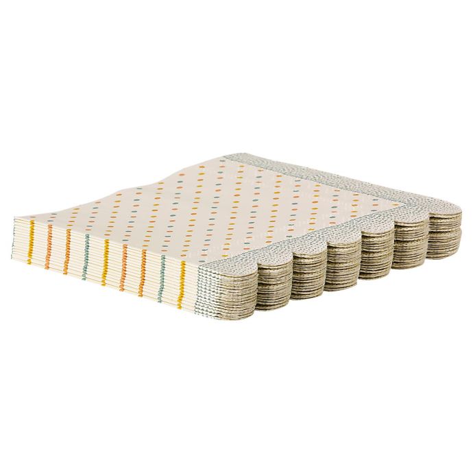 Maileg / Papírové ubrousky Multi Dots - 16 ks
