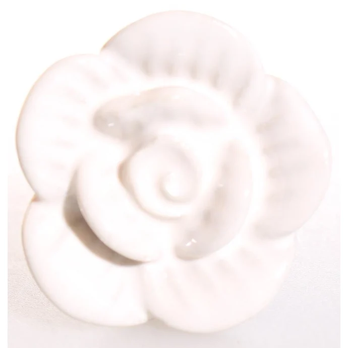 La finesse / Porcelánová úchytka White Rose