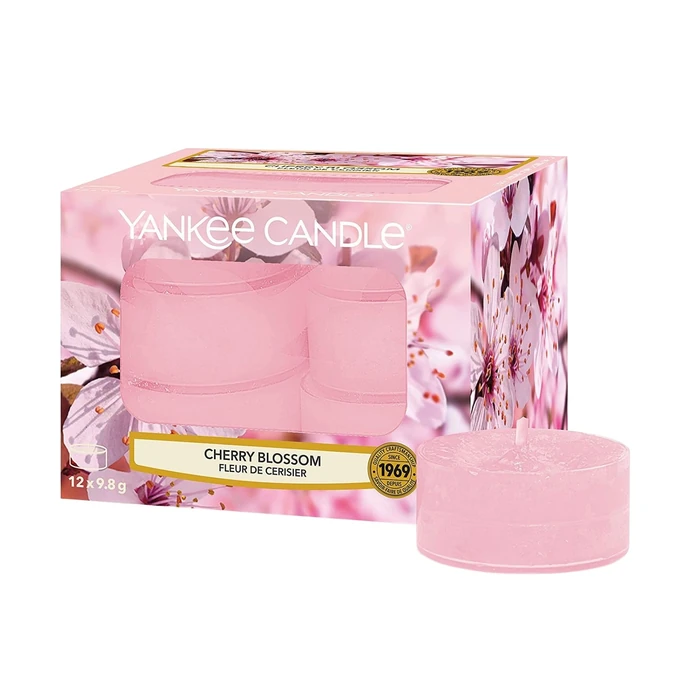 Yankee Candle / Čajové svíčky Yankee Candle 12 ks - Cherry Blossom