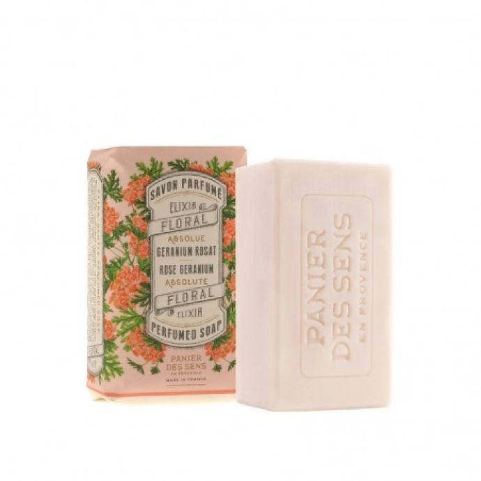 Panier des Sens / Parfemované mýdlo Rose Geranium 150 g