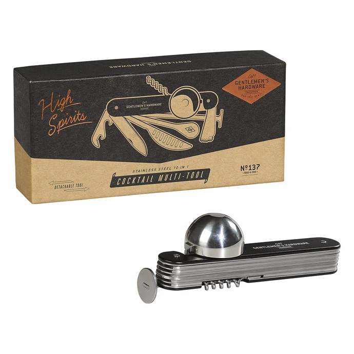 GENTLEMEN'S HARDWARE / Multifunkční koktejlový nástroj 10v1