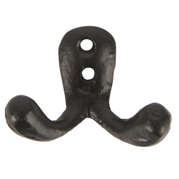 Ib Laursen / Kovový háčik Double Hook mini Black