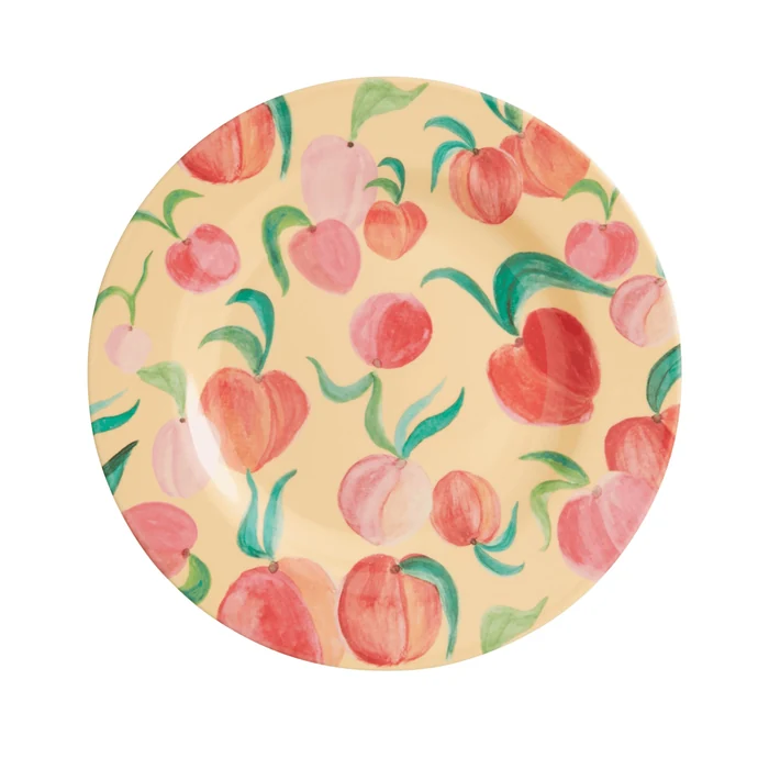 rice / Melaminový talíř Peach Print 20 cm