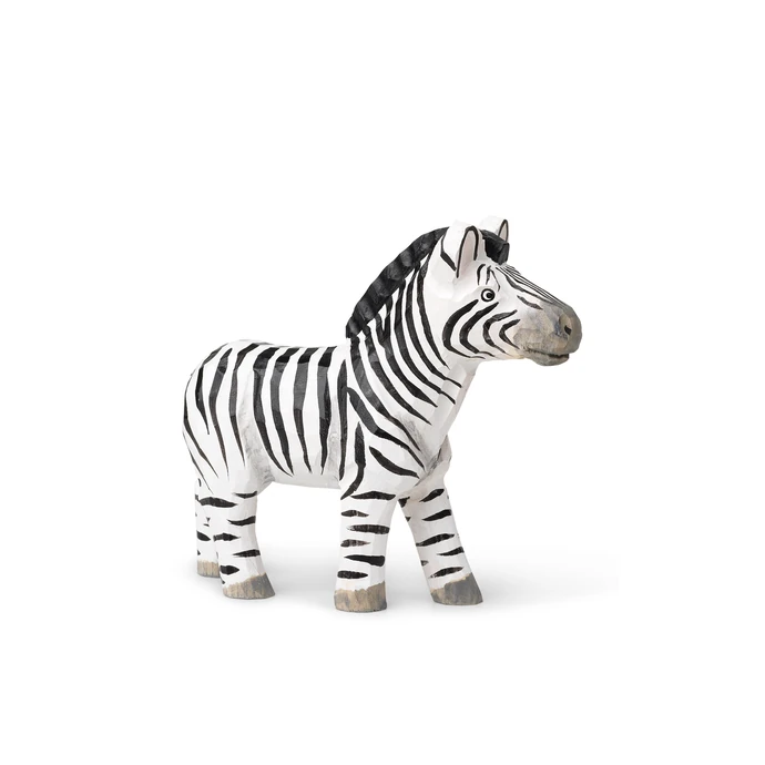 Ferm Living / Drevená vyrezávaná hračka Zebra