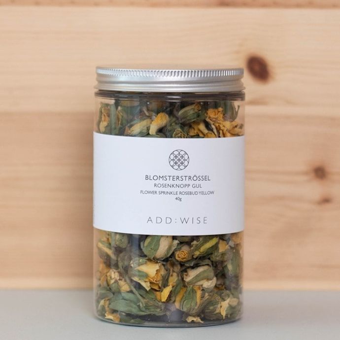 ADD:WISE / Jedlé kvety Rosebud Yellow 40 g