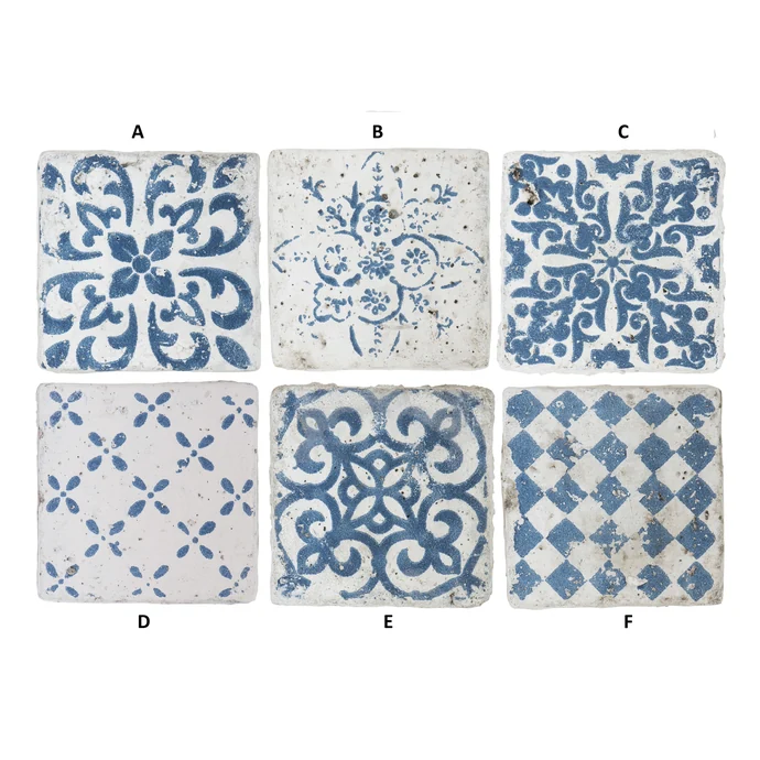Ib Laursen / Mini keramická kachlička Marrakech Blue