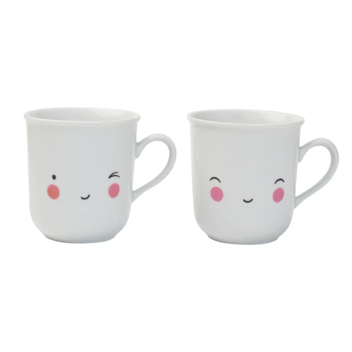 A Little Lovely Company / Set dvou hrnečků Thirst Tea Happy