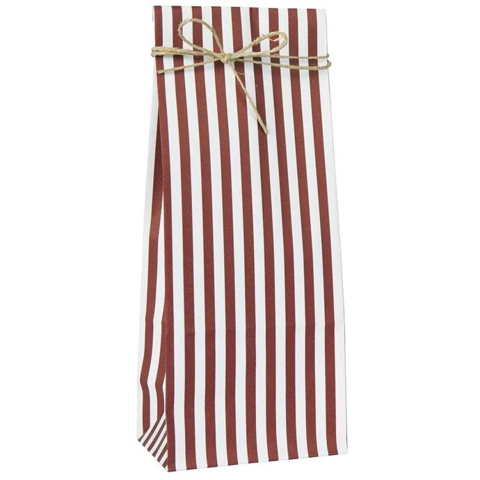 Ib Laursen / Papierová taštička Red Stripes S