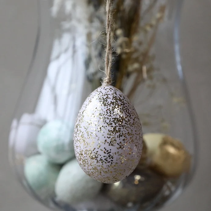 Chic Antique / Veľkonočné vajíčko Lavender Gold