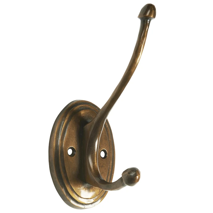 Ib Laursen / Kovový háček Double Dark Brass Sorbonne