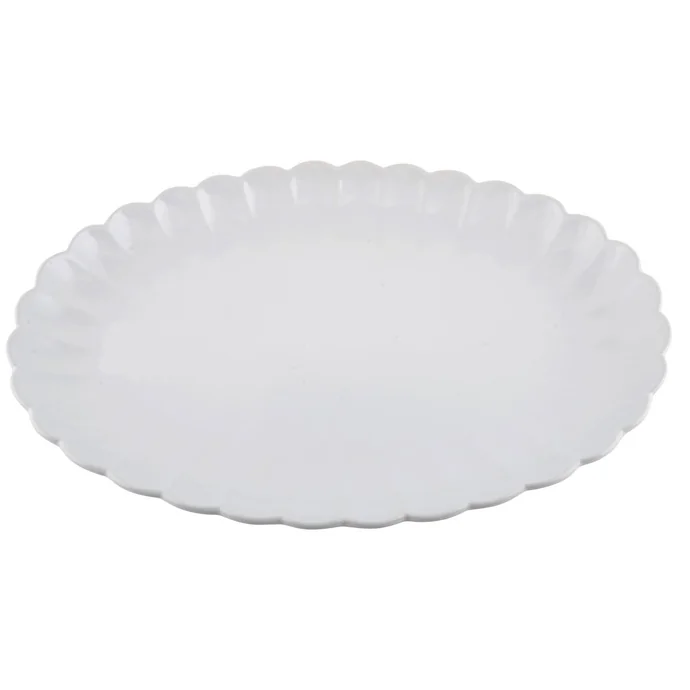 IB LAURSEN / Servírovací talíř Mynte Pure White 40 cm