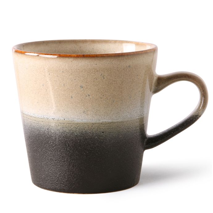HK living / Keramický hrneček na americano Rock 70's 250ml