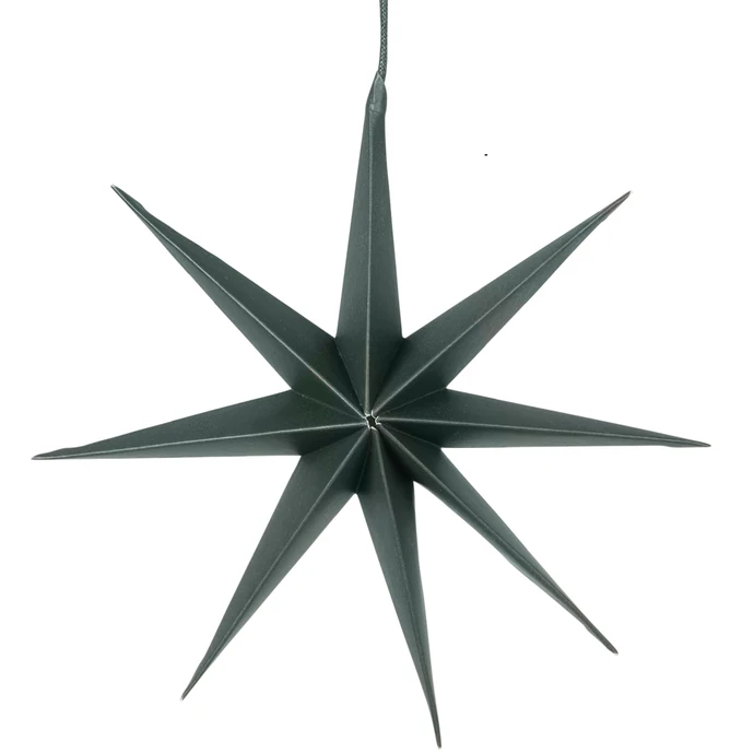 Broste / Závěsná papírová hvězda Deep Forest 50cm