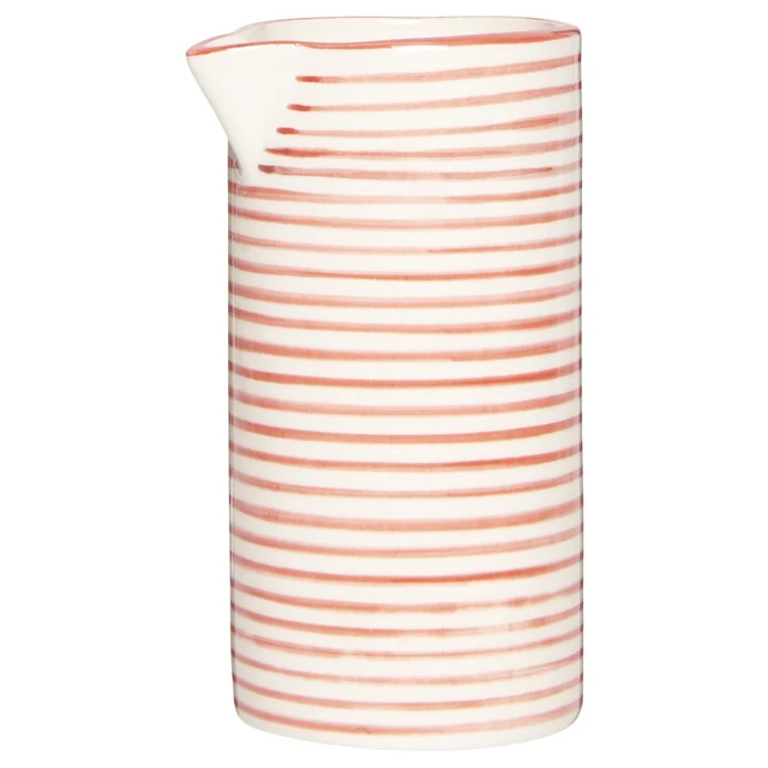 Ib Laursen / Kameninový džbánek Casablanca Red Stripes 200ml