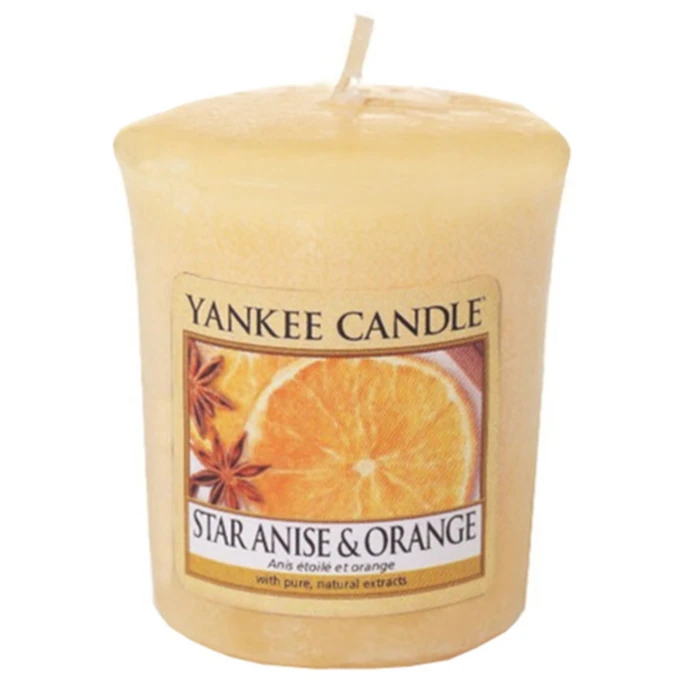 Yankee Candle / Votívna sviečka Yankee Candle - Star Anise & Orange