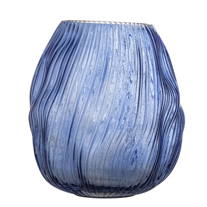 Bloomingville / Váza Leyla Blue Glass