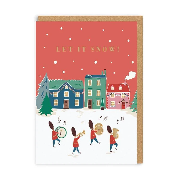 Ohh Deer / Vianočná pohľadnica Cath Kidston Let It Snow!