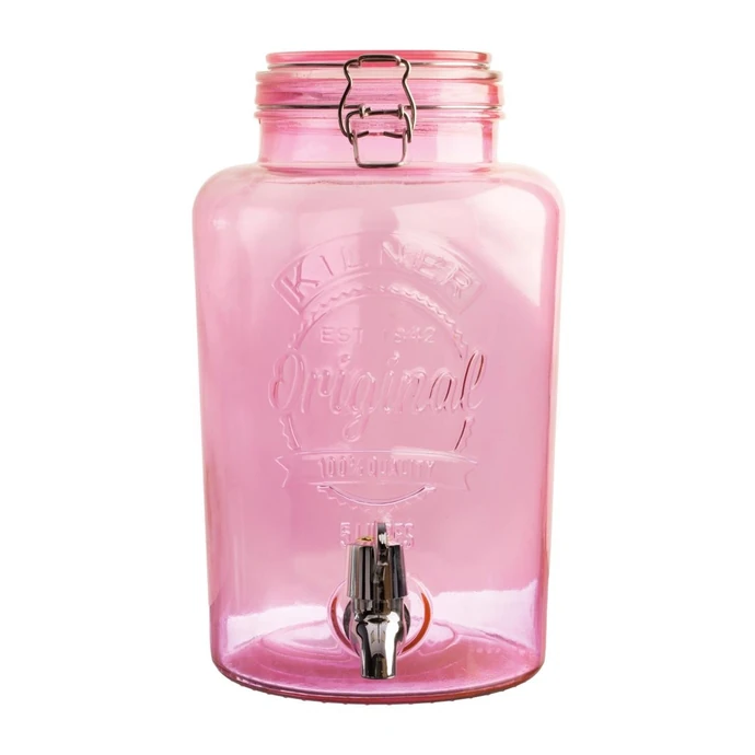 KILNER / Nádoba na limonádu KILNER Pink 5 l