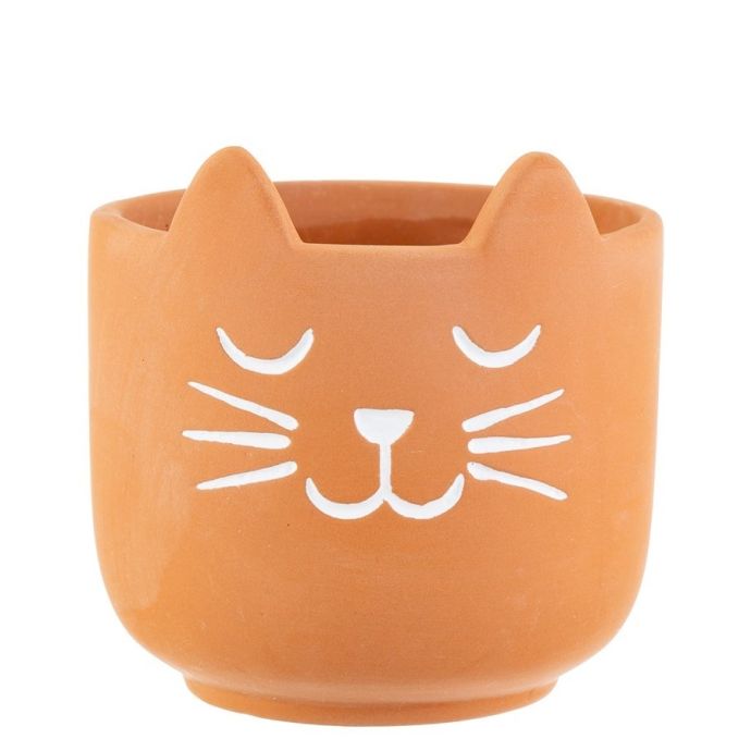 sass & belle / Terakotový obal na květináč Cat's Whiskers Mini