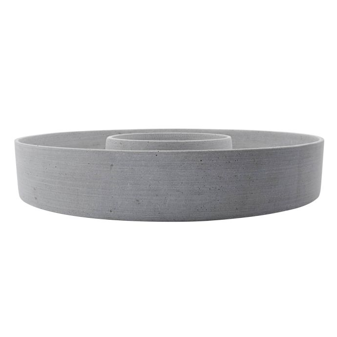 House Doctor / Svietnik The Ring Grey Polystone 45 cm
