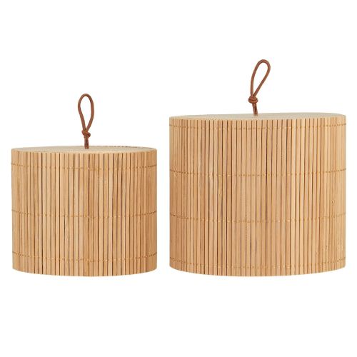 IB LAURSEN / Úložný box Round Bamboo