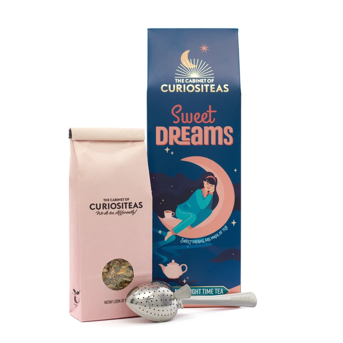 The Cabinet of CURIOSITEAS / Organický bylinný čaj Sweet Dreams 75g + sítko
