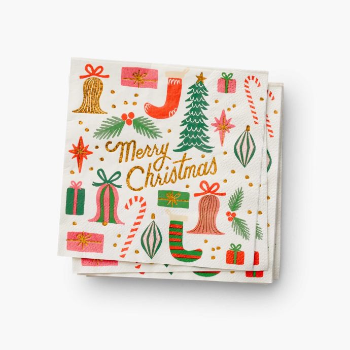 Rifle Paper Co. / Papírové ubrousky Holiday 20 ks
