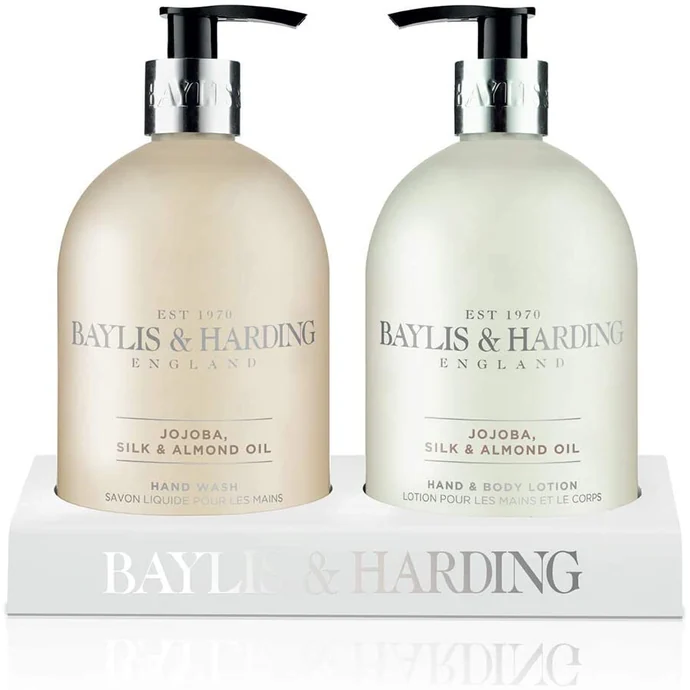 Baylis & Harding / Sada pre starostlivosť o ruky Jojoba, Vanilla and Almond Oil 2x500 ml