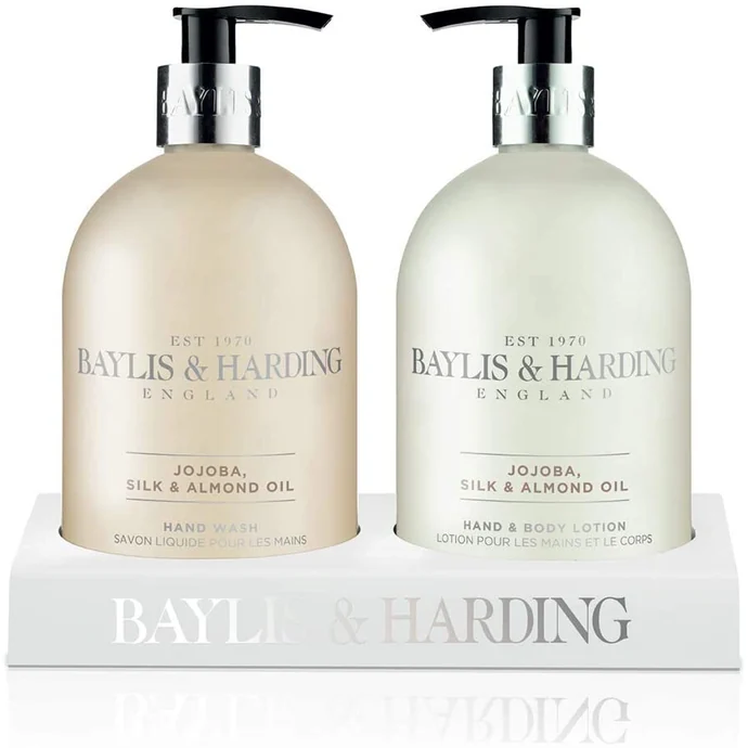 Baylis & Harding / Sada s péčí o ruce Jojoba, Vanilla and Almond Oil 2 x 500 ml