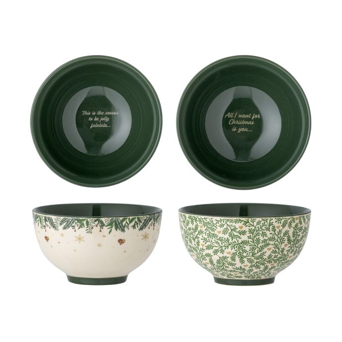 Bloomingville / Kameninová miska Grazia Green 500 ml