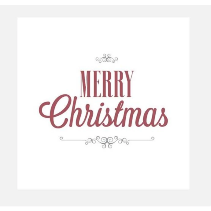 Ib Laursen / Papírové ubrousky Red Christmas