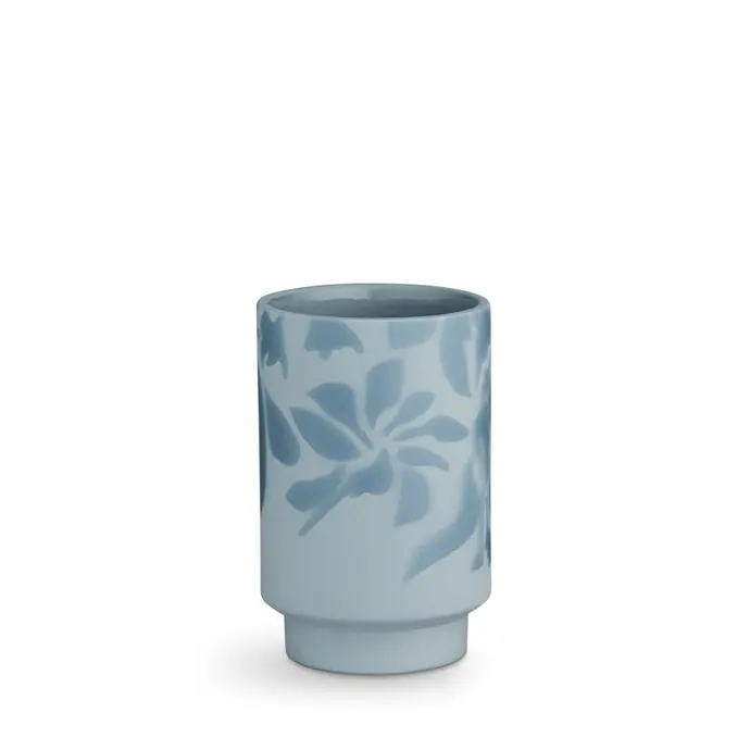 KÄHLER / Keramická váza Kabell Dusty Blue 12,5 cm