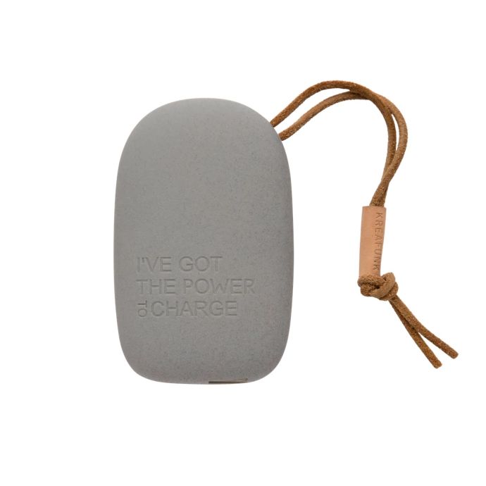 Kreafunk / Powerbanka toCHARGE Dark grey 6700 mAh