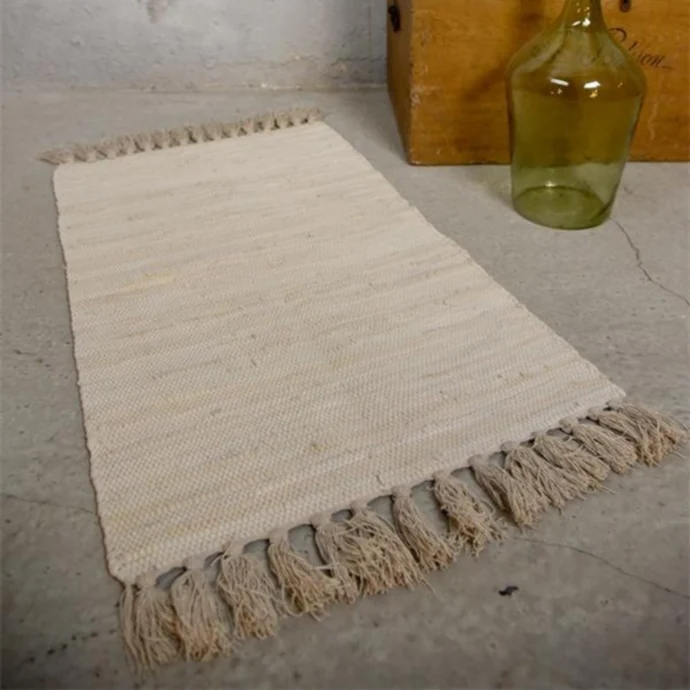 Jeanne d'Arc Living / Bavlněný koberec Beige 60x90cm