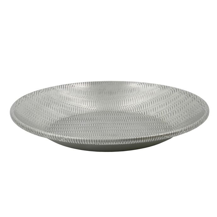 meraki / Kulatý tác Meraki Malva Antique Silver