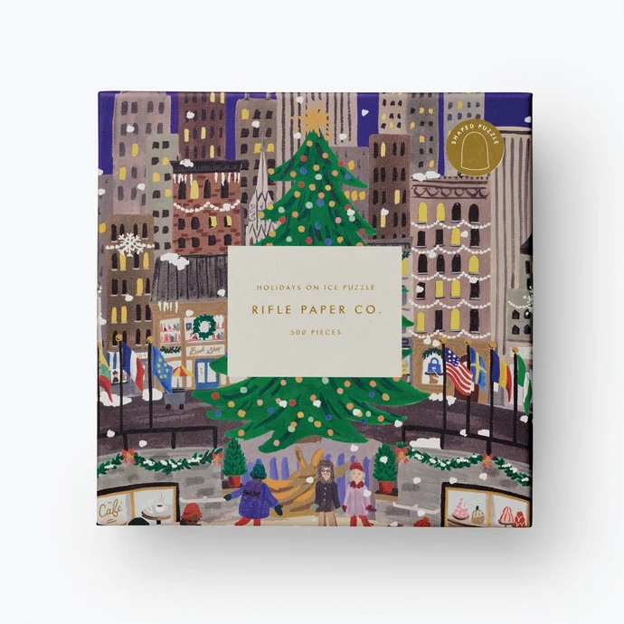 Rifle Paper Co. / Vianočné puzzle Holiday On Ice